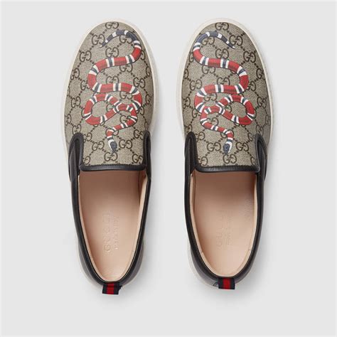 gucci supreme slip on|gucci slip on men.